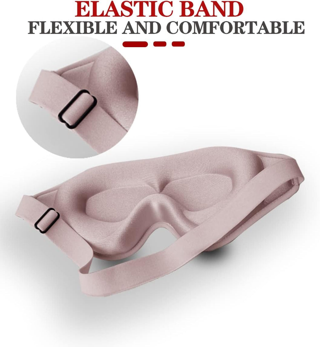 3D Contoured Deep-Fit Sleep Mask