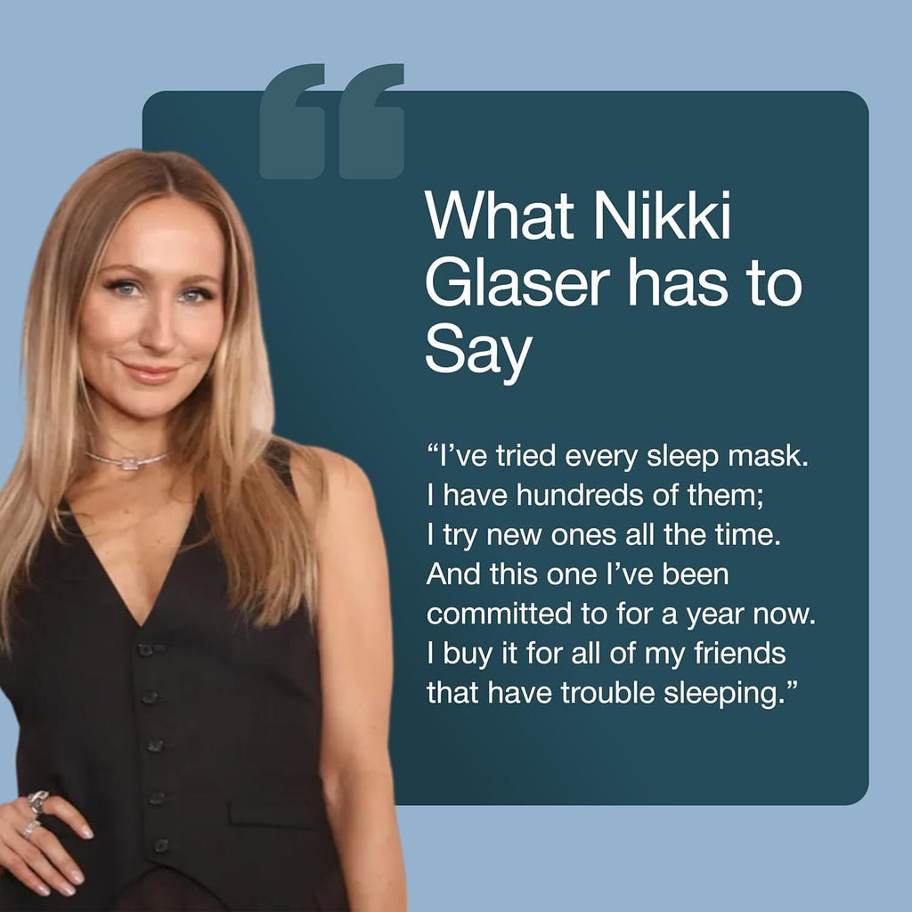 Sleep Mask — Unisex 3D Light-Blocking Eye Mask, Suitable for Side Sleepers