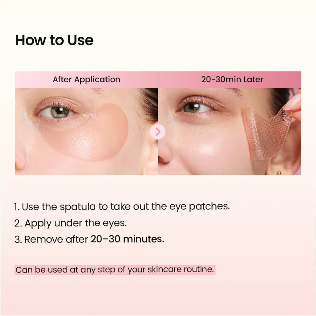 Collagen Peptide Eye Masks — Anti-Wrinkle Patches for the Face and Nasolabial Folds