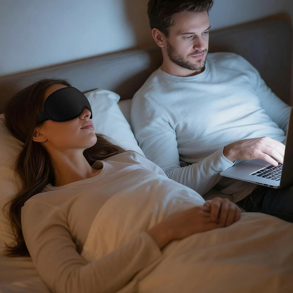 Unisex Sleep Mask — Soft 3D Eye Mask Suitable for Side Sleepers
