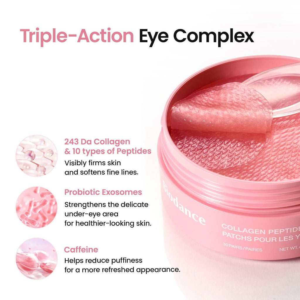 Collagen Peptide Eye Masks — Anti-Wrinkle Patches for the Face and Nasolabial Folds