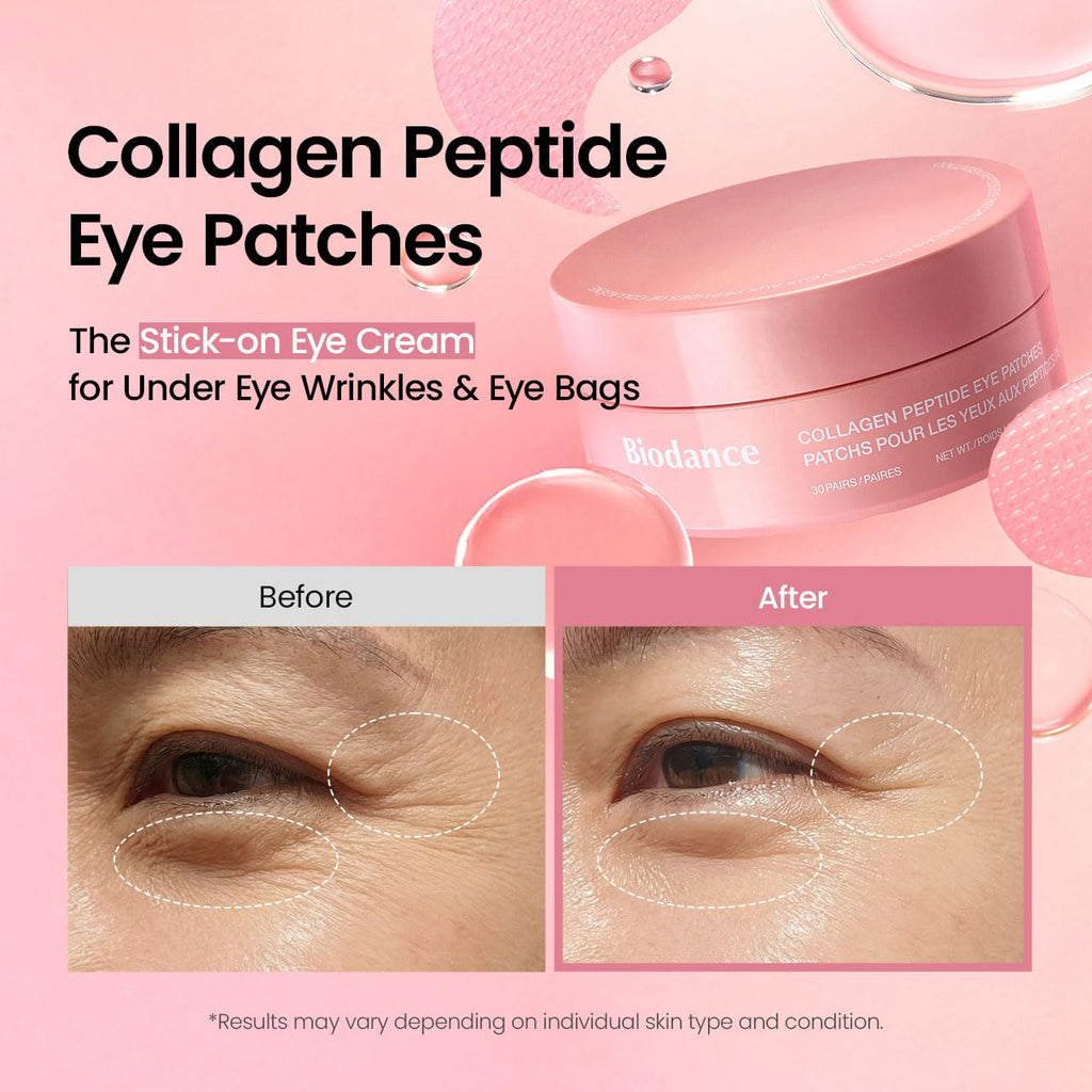 Collagen Peptide Eye Masks — Anti-Wrinkle Patches for the Face and Nasolabial Folds
