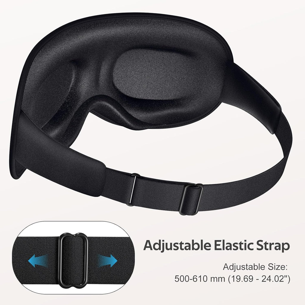 Unisex Sleep Mask — Soft 3D Eye Mask Suitable for Side Sleepers