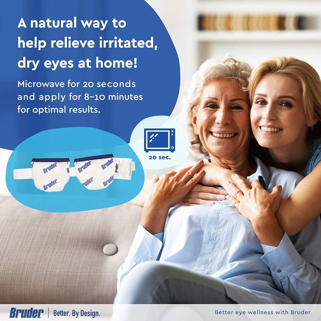 Moist Heat Eye Mask | Fast and effective relief for dry eyes and other eye discomfort