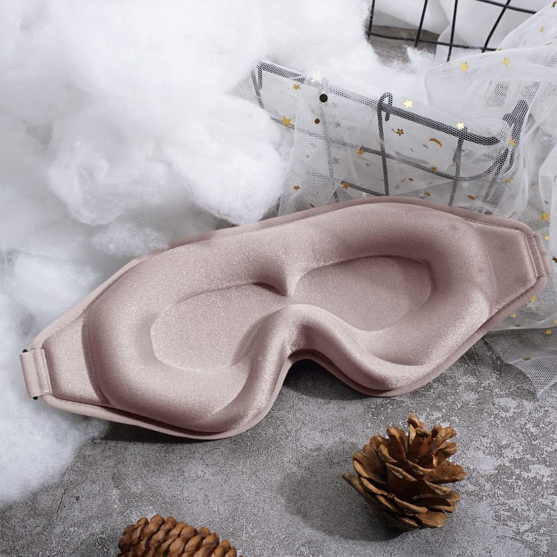 3D Contoured Deep-Fit Sleep Mask