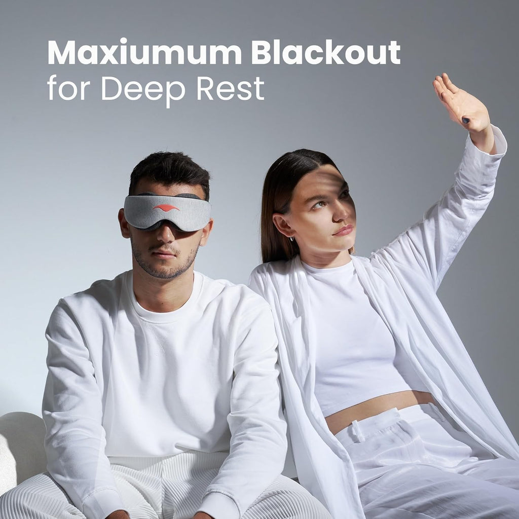 Sleep Mask — Blocks out light completely, helping you achieve deep sleep.