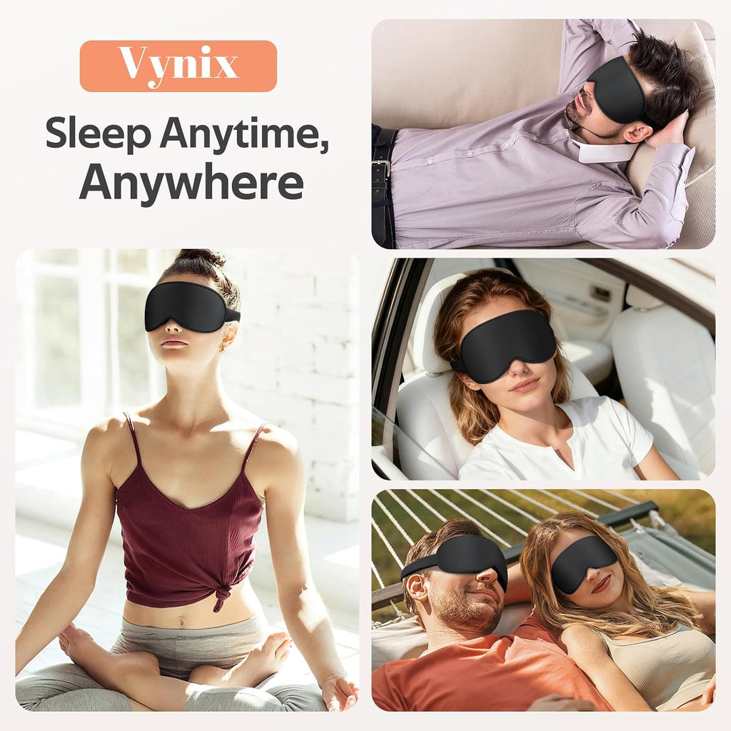 Unisex Sleep Mask — Soft 3D Eye Mask Suitable for Side Sleepers