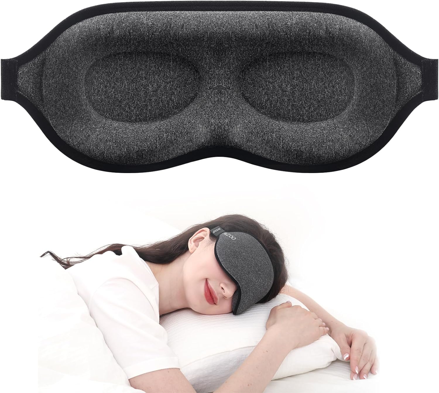 Luxury sleep mask (unisex, suitable for side sleepers).