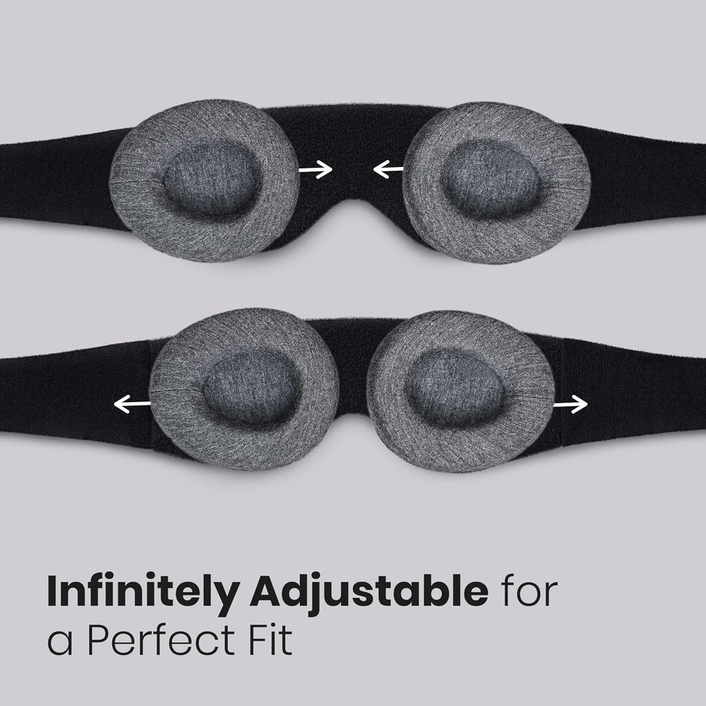 Sleep Mask — Blocks out light completely, helping you achieve deep sleep.