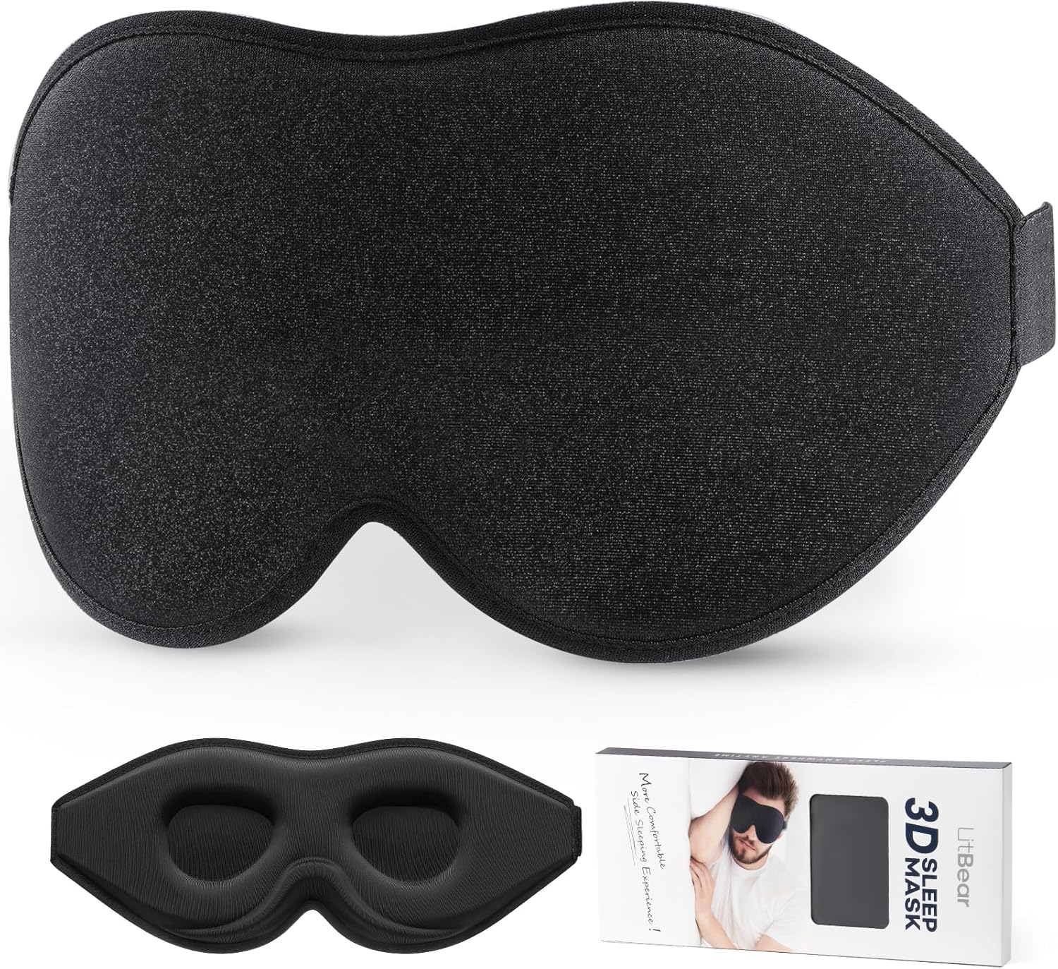 Sleep mask (suitable for men and women who sleep on their sides).