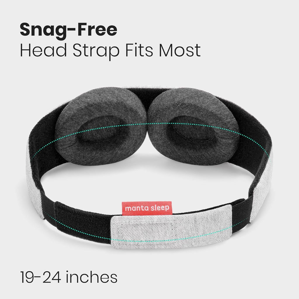 Sleep Mask — Blocks out light completely, helping you achieve deep sleep.