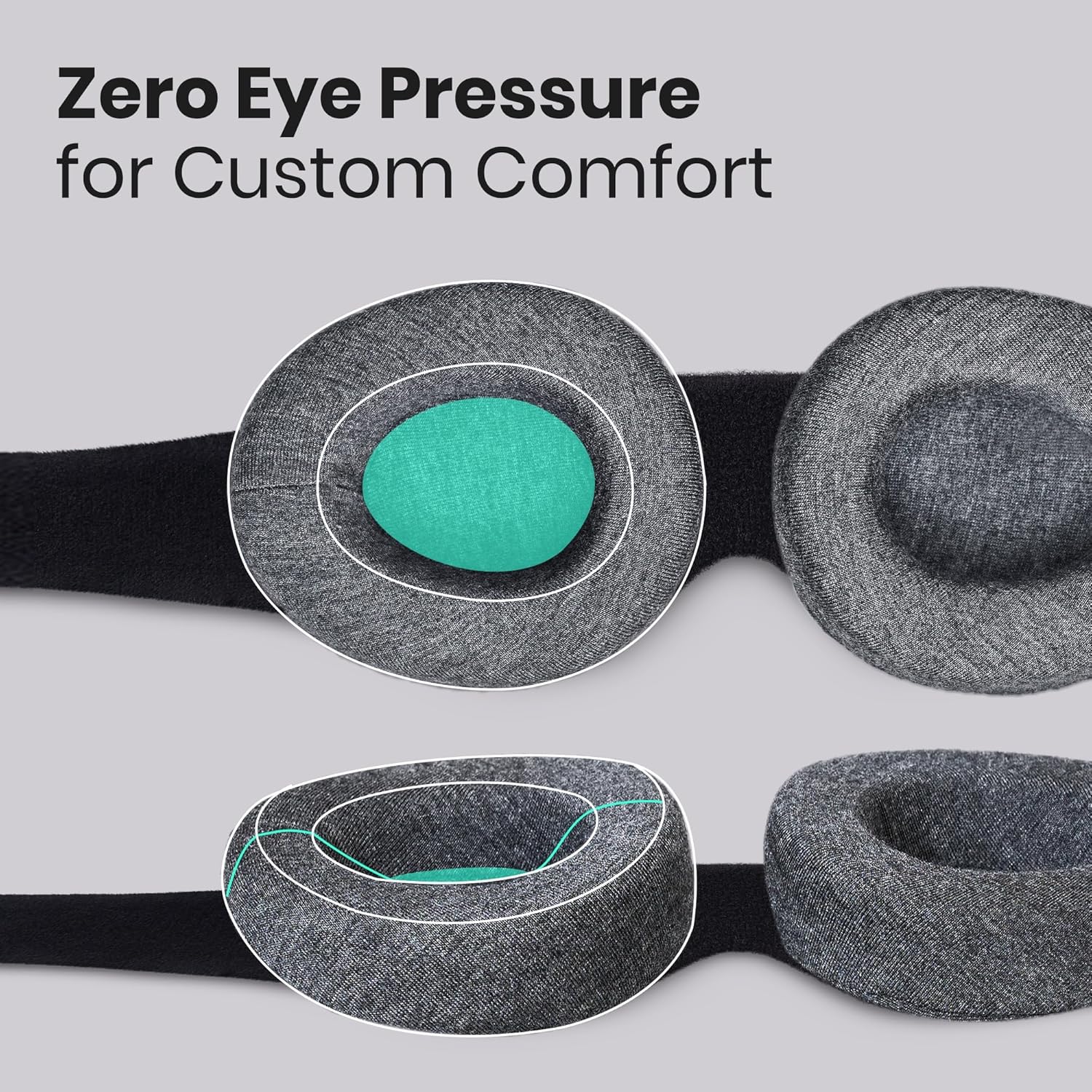 Sleep Mask — Blocks out light completely, helping you achieve deep sleep.